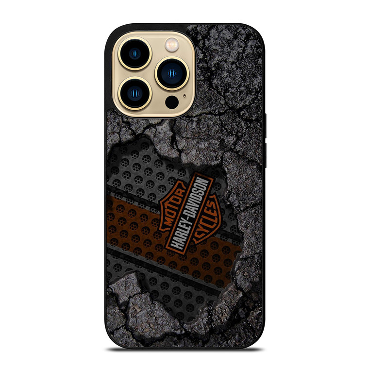 HARLEY DAVIDSON ON THE ROCK iPhone 14 Pro Max Case Cover