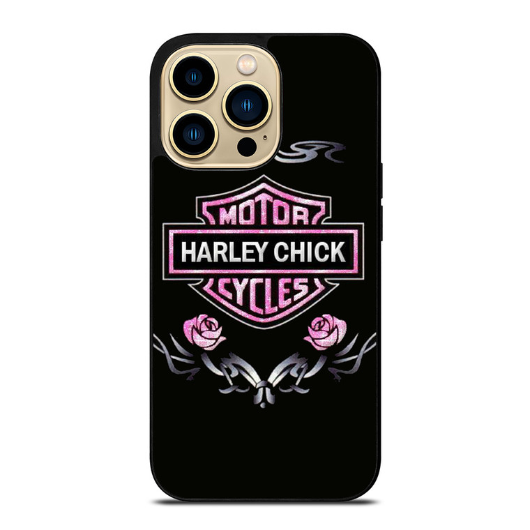 HARLEY DAVIDSON PINK LOGO iPhone 14 Pro Max Case Cover