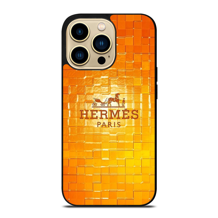 HERMES LOGO CERAMICS iPhone 14 Pro Max Case Cover
