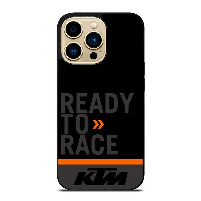 KTM READY TO RACE BLACK iPhone 14 Pro Max Case Cover