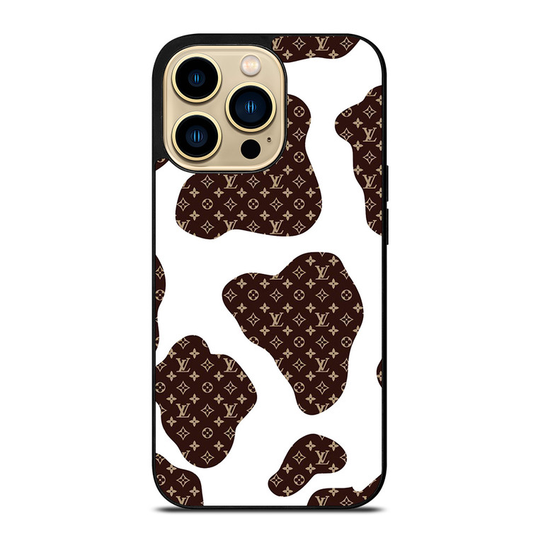 LOUIS VUITTON COW PATTERN iPhone 14 Pro Max Case Cover