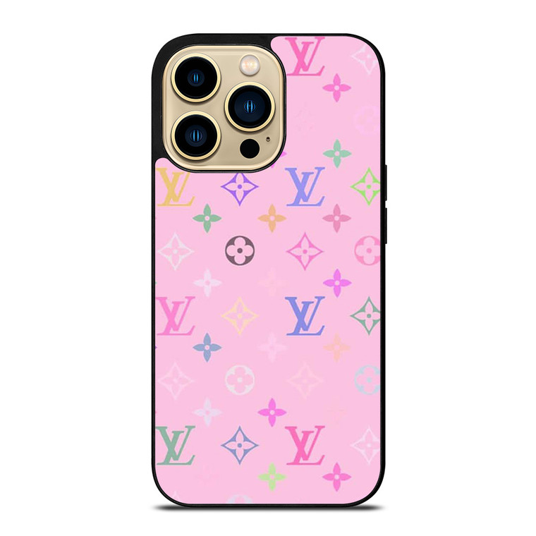 LOUIS VUITTON LV LOGO PINK iPhone 14 Pro Max Case Cover