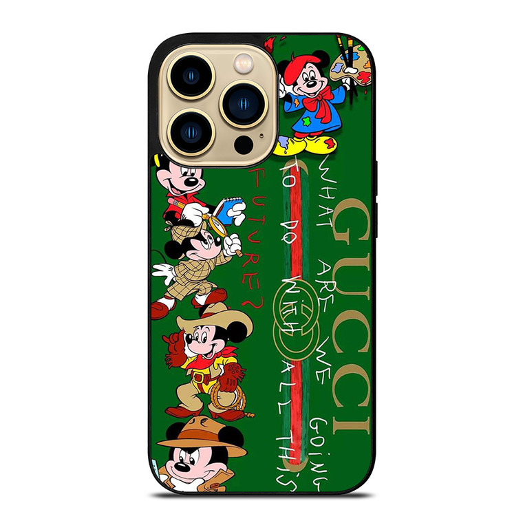 MICKEY MOUSE DISNEY GUCCI FUTURE iPhone 14 Pro Max Case Cover
