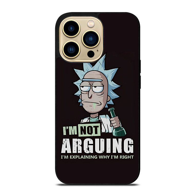 RICK AND MORTY NOT ARGUING iPhone 14 Pro Max Case Cover