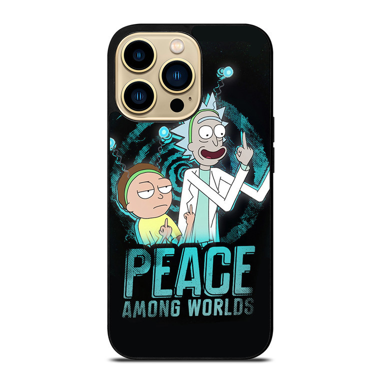 RICK AND MORTY PEACE AMONG WORLDS iPhone 14 Pro Max Case Cover