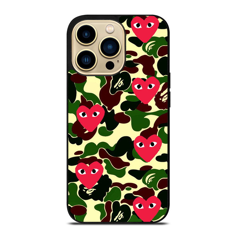 SUPREME BAPE COMME DES GARCONS iPhone 14 Pro Max Case Cover SUPREME BAPE COMME DES GARCONS iPhone 14 Pro Max Case Cover