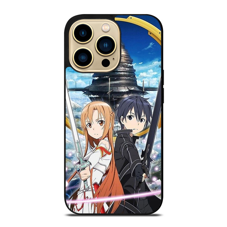 SWORD ART ONLINE KIRITO AND ASUNA SAO iPhone 14 Pro Max Case Cover