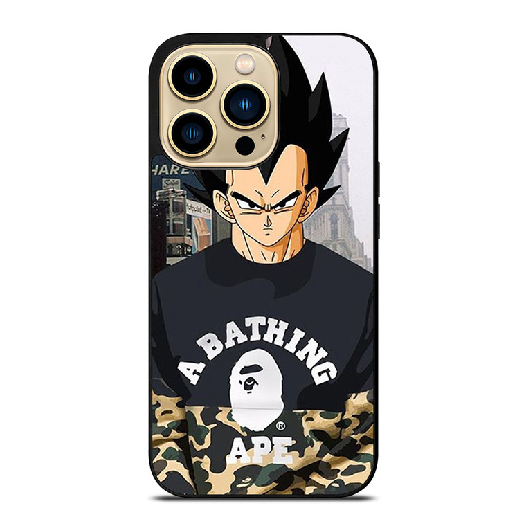 VEGETA CAMO BAPE SUPREME iPhone 14 Pro Max Case Cover