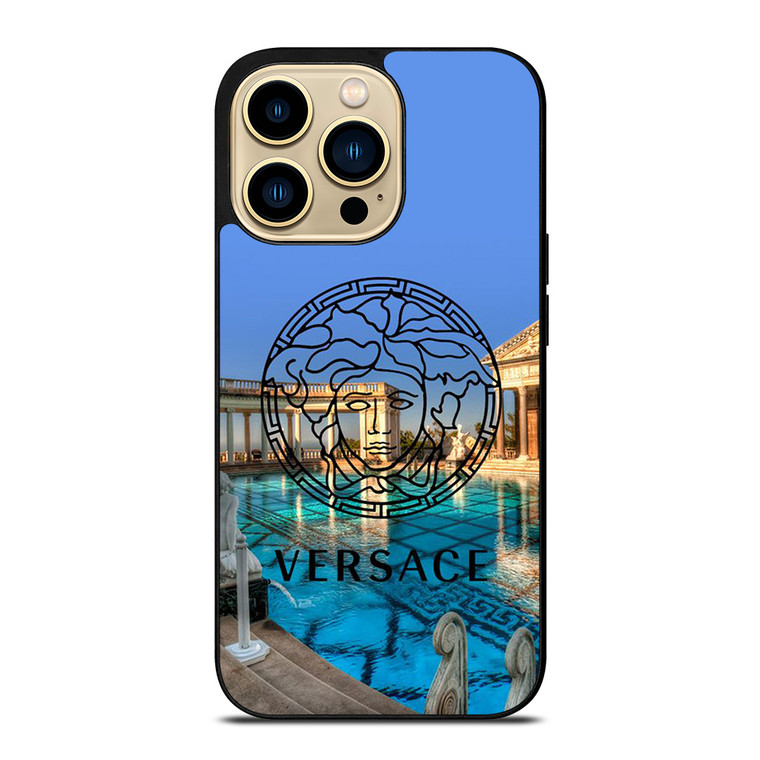 VERSACE LOGO POOL PALACE iPhone 14 Pro Max Case Cover