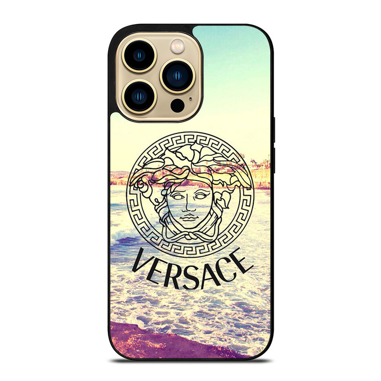 VERSACE LOGO THE BEACH iPhone 14 Pro Max Case Cover