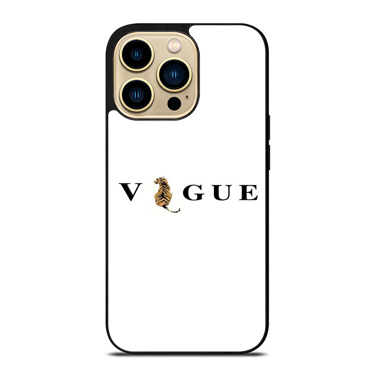 VOGUE FASHION LOGO TIGER iPhone 14 Pro Max Case Cover