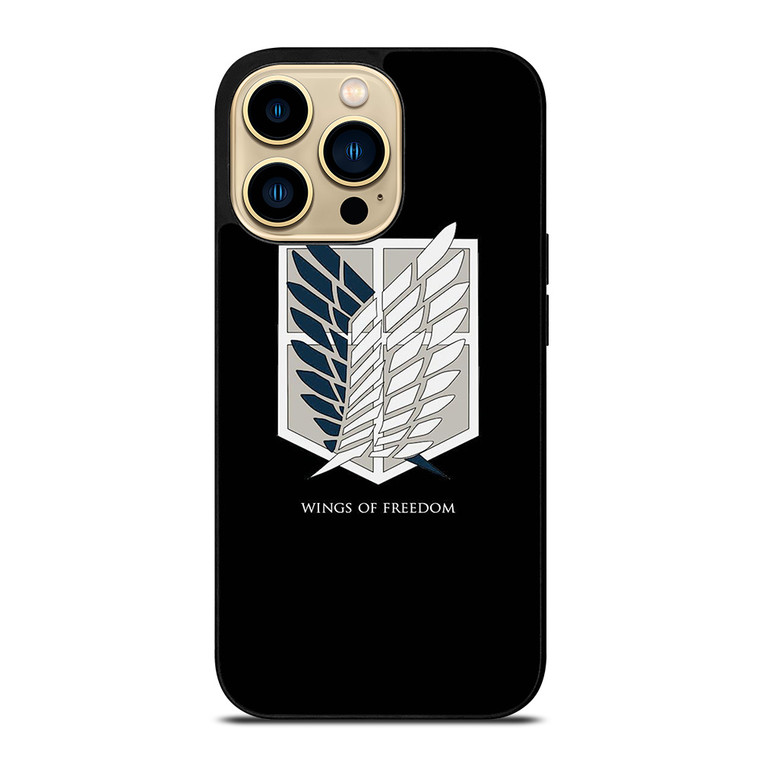 WINGS OF FREEDOM ATTACK ON TITAN SYMBOL iPhone 14 Pro Max Case Cover