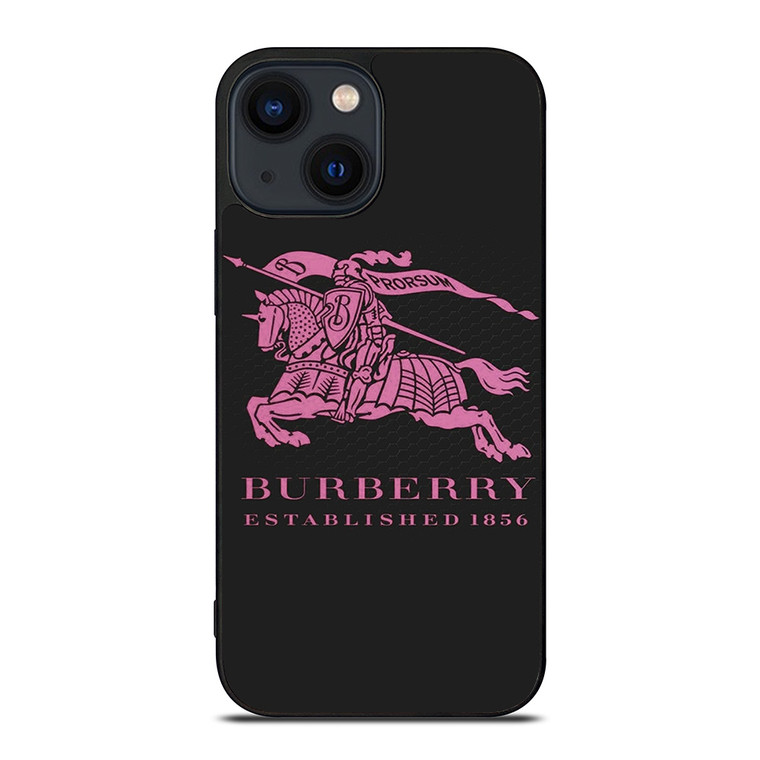 BURBERRY LOGO SCARF iPhone 14 Plus Case Cover
