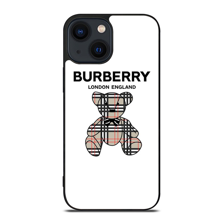 BURBERRY LONDON LOGO BEAR iPhone 14 Plus Case Cover