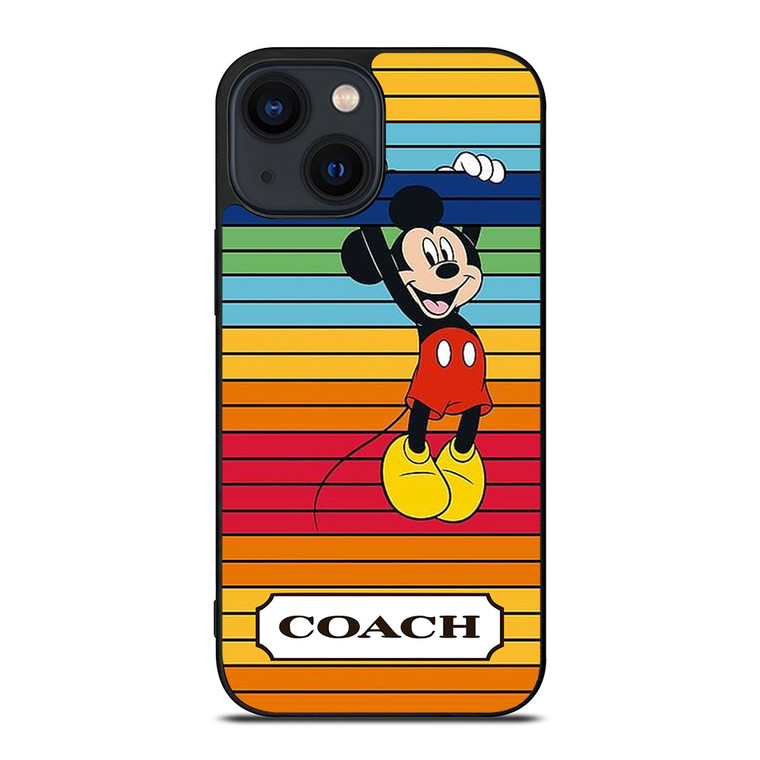 COACH NEW YORK MICKEY MOUSE iPhone 14 Plus Case Cover