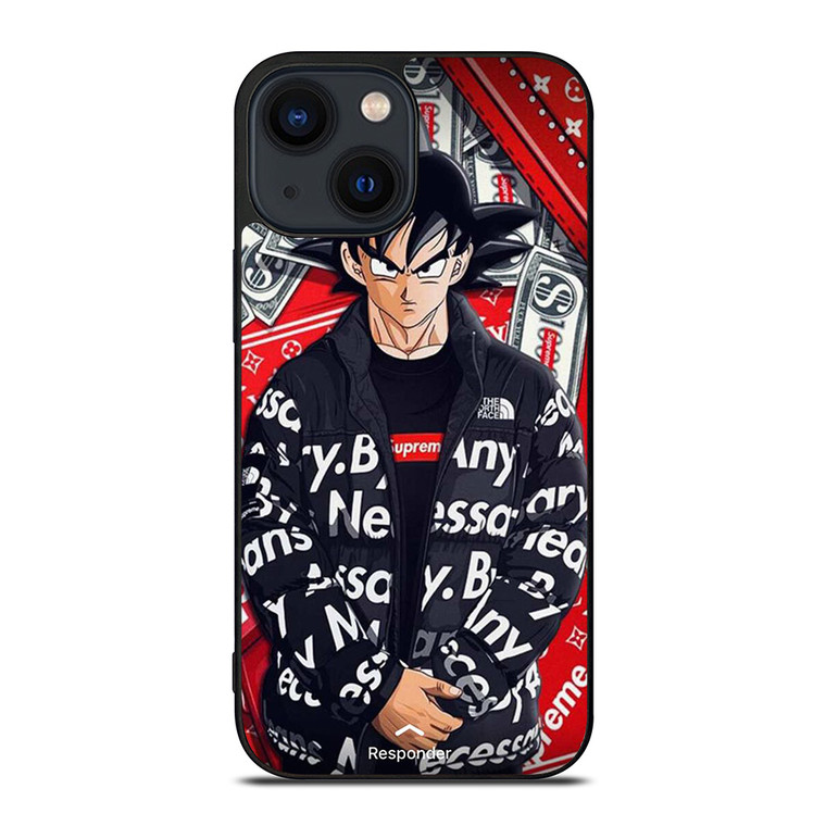 GOKU DRAGON BALL SUPREME NORTH FACE iPhone 14 Plus Case Cover