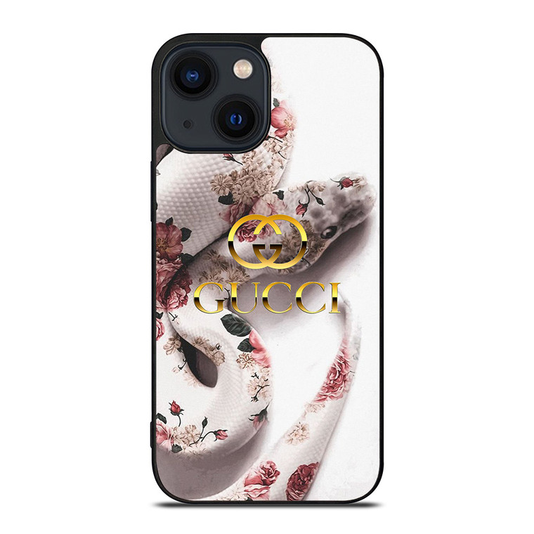 GUCCI FLOWER SNAKE iPhone 14 Plus Case Cover