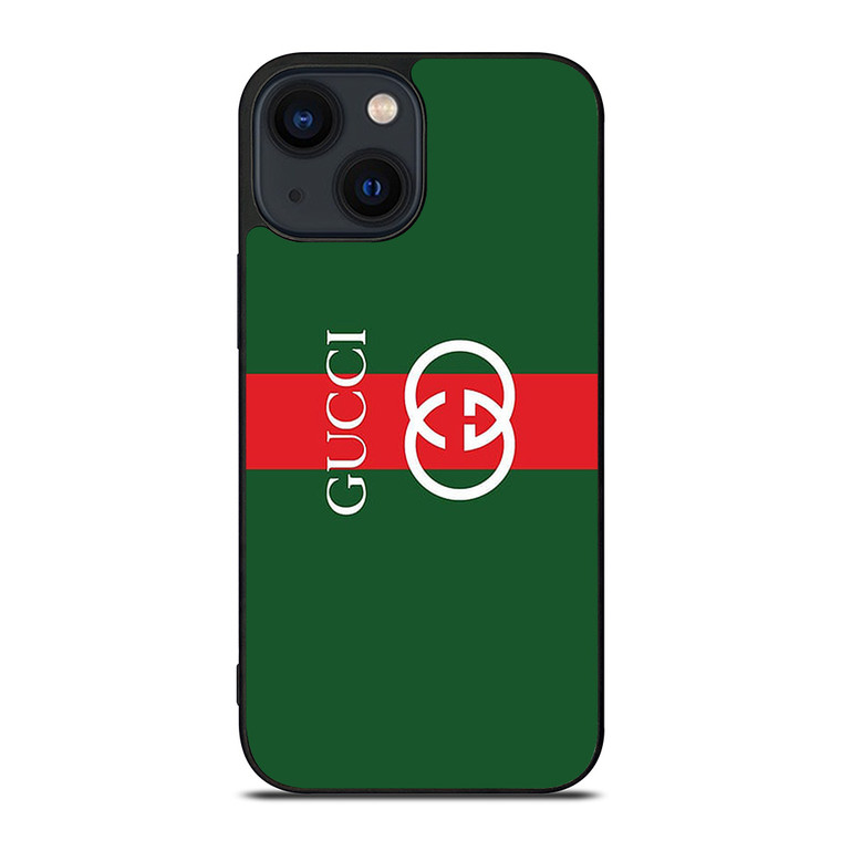 GUCCI GREEN ICON LOGO EMBLEM iPhone 14 Plus Case Cover