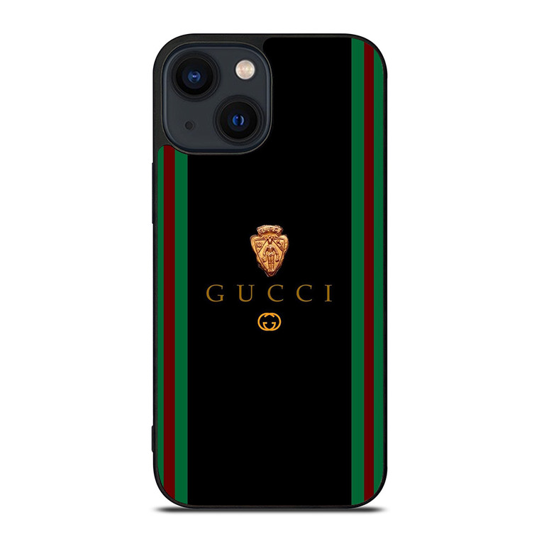 GUCCI LOGO STRIPE iPhone 14 Plus Case Cover