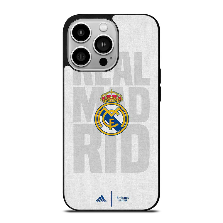 REAL MADRID ADIDAS LOGO  iPhone 14 Pro Case Cover