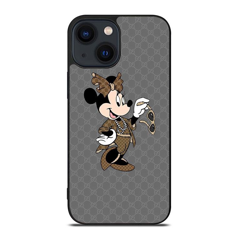 GUCCI MINNIE MOUSE STYLE iPhone 14 Plus Case Cover