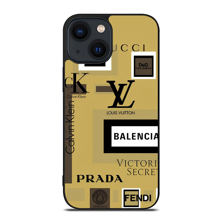 GUCCI VERSACE LOUISE VUITTON LV PRADA BALENCIAGA iPhone 14 Plus Case Cover