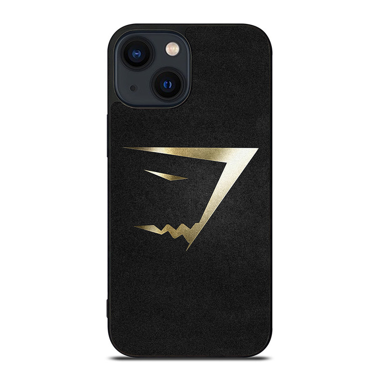 GYMSHARK LOGO GOLD iPhone 14 Plus Case Cover