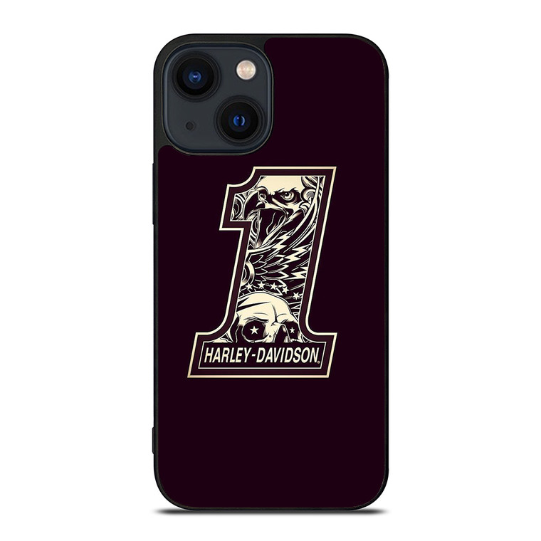 HARLEY DAVIDSON LOGO 1 SKULL LOGO iPhone 14 Plus Case Cover