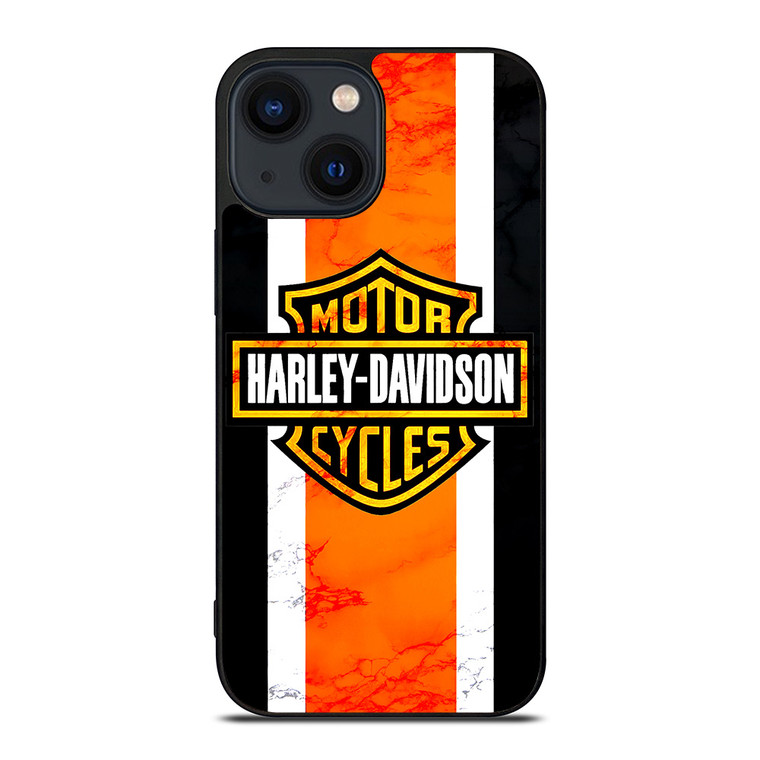 HARLEY DAVIDSON MARBLE LOGO iPhone 14 Plus Case Cover