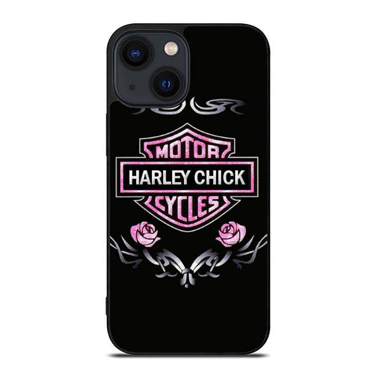 HARLEY DAVIDSON PINK LOGO iPhone 14 Plus Case Cover