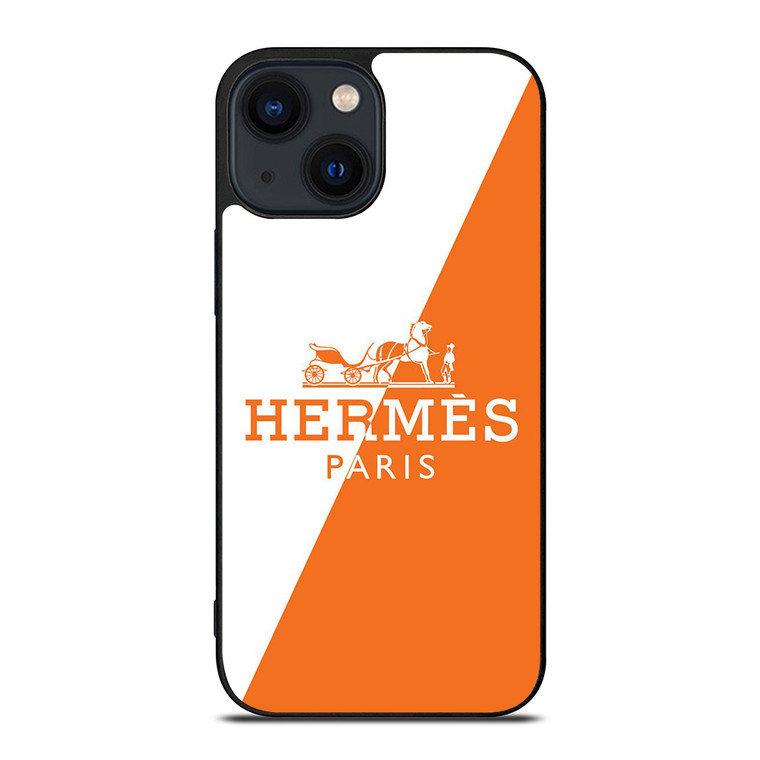 HERMES PARIS LOGO SLICE iPhone 14 Plus Case Cover