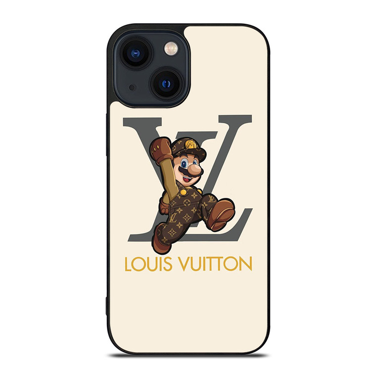 LOUIS VUITTON LOGO LV MARIO BROSS iPhone 14 Plus Case Cover LOUIS VUITTON LOGO LV MARIO BROSS iPhone 14 Plus Case Cover