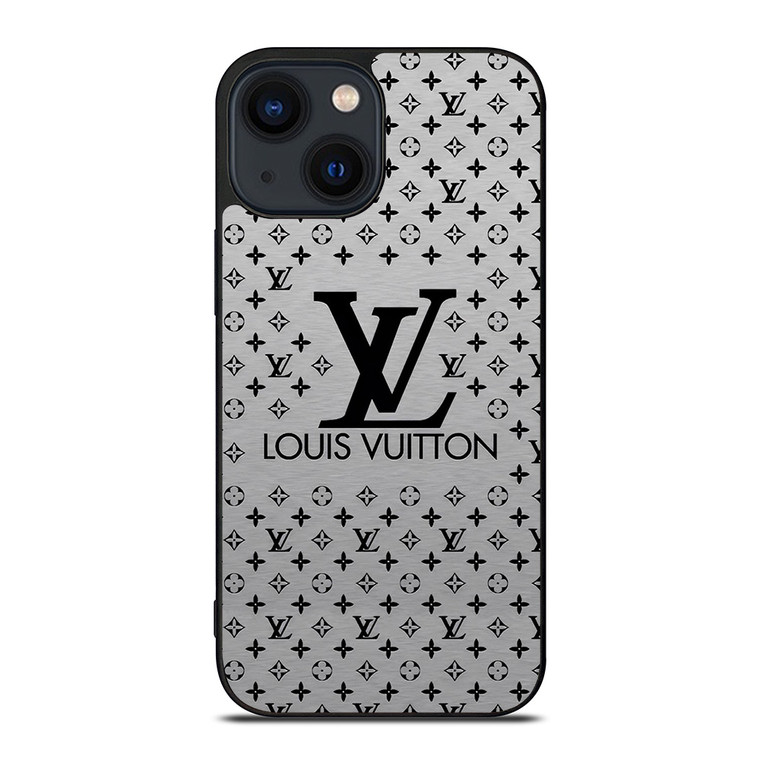 LOUIS VUITTON LV LOGO GRAY iPhone 14 Plus Case Cover