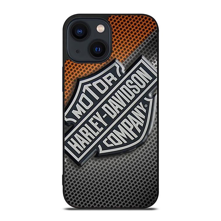 MOTOR HARLEY DAVIDSON COMPANY LOGO iPhone 14 Plus Case Cover MOTOR HARLEY DAVIDSON COMPANY LOGO iPhone 14 Plus Case Cover
