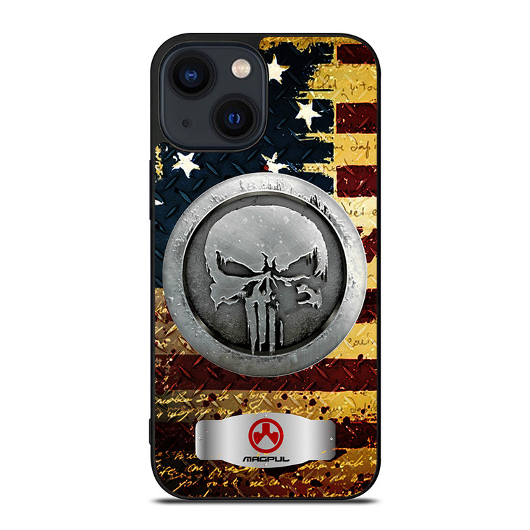 NEW MAGPUL SKULL AMERICA LOGO iPhone 14 Plus Case Cover