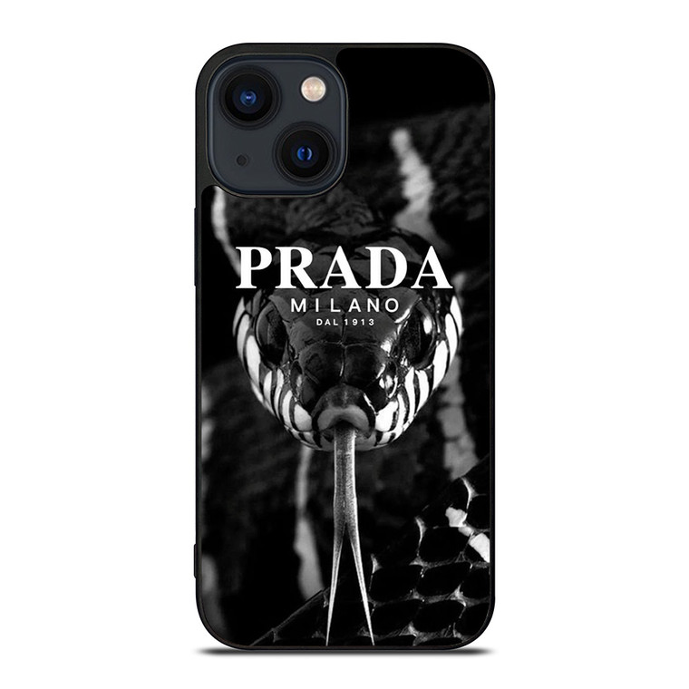 PRADA MILANO SNAKE iPhone 14 Plus Case Cover