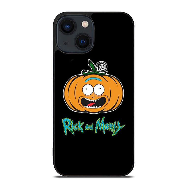 RICK AND MORTY HALLOWEEN PUMPKIN iPhone 14 Plus Case Cover
