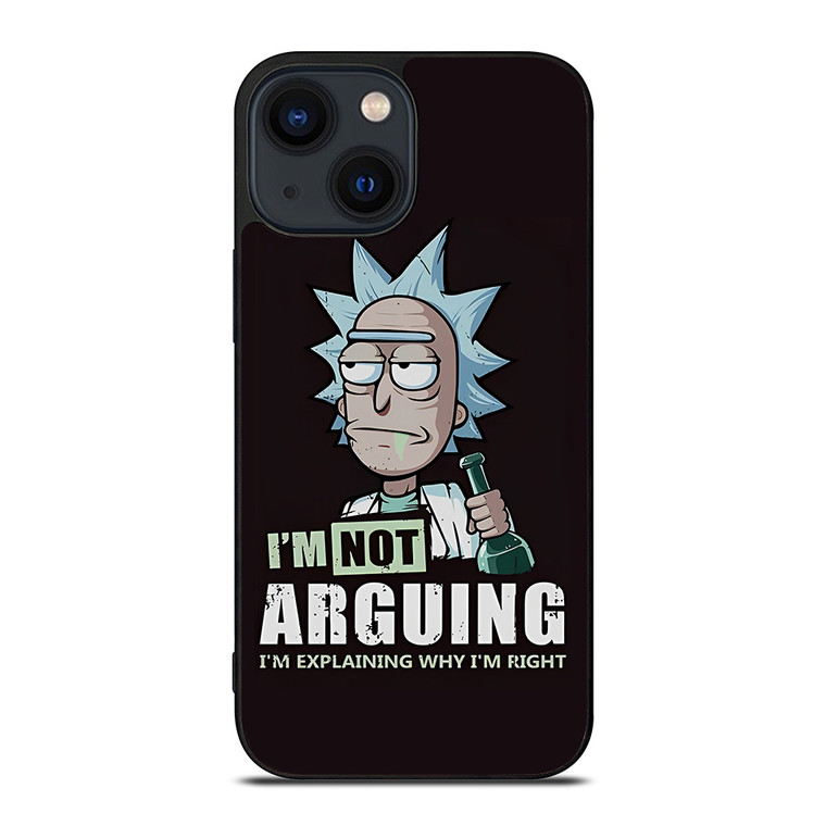 RICK AND MORTY NOT ARGUING iPhone 14 Plus Case Cover
