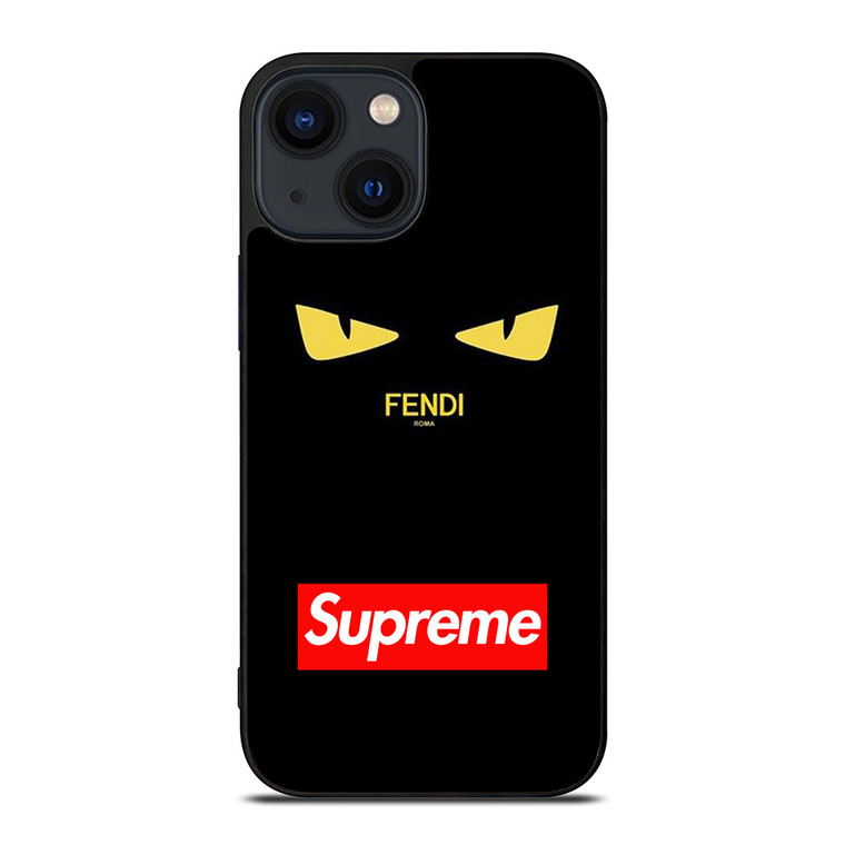 SUPREME FENDI EYES iPhone 14 Plus Case Cover
