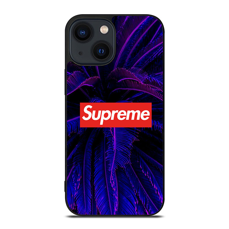 SUPREME GLOWING PALM TREE iPhone 14 Plus Case Cover