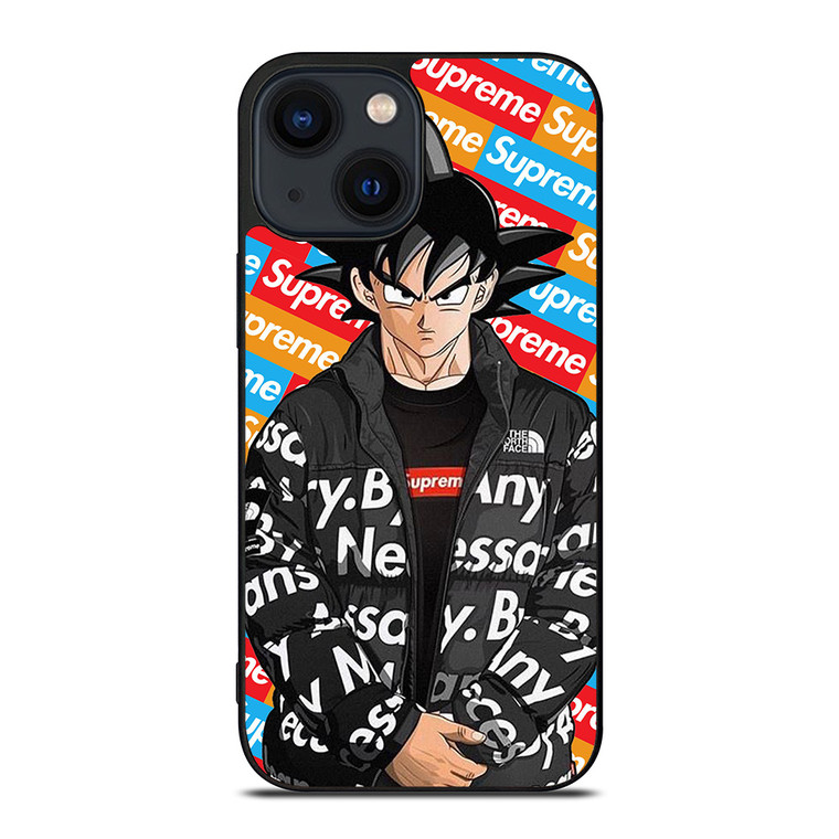 SUPREME GOKU THE NORT FACE iPhone 14 Plus Case Cover SUPREME GOKU THE NORT FACE iPhone 14 Plus Case Cover