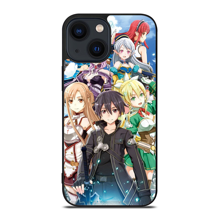 SWORD ART ONLINE CHARACTER ANIME iPhone 14 Plus Case Cover