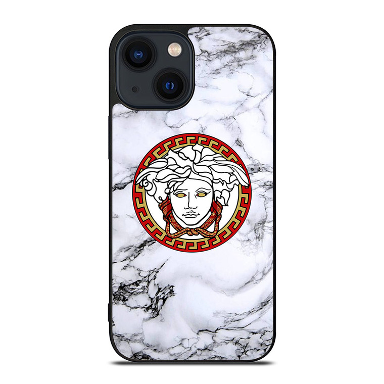 VERSACE LOGO RED EMBLEM iPhone 14 Plus Case Cover