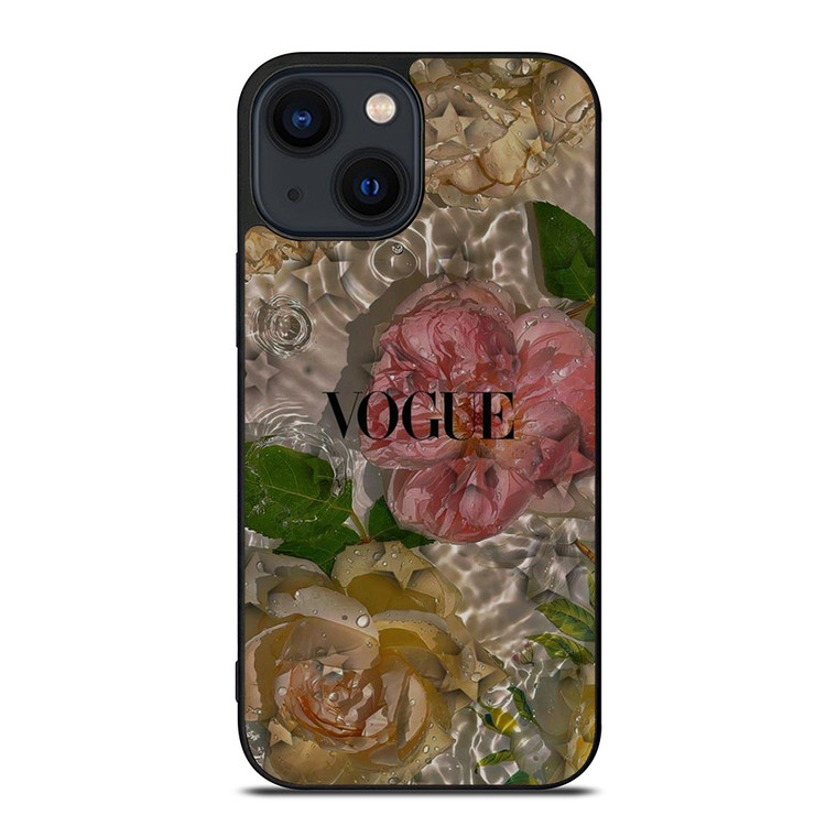 VOGUE FASHION LOGO FLOWER iPhone 14 Plus Case Cover