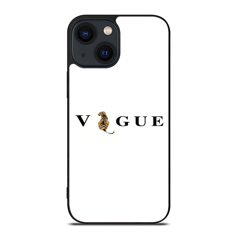 VOGUE FASHION LOGO TIGER iPhone 14 Plus Case Cover
