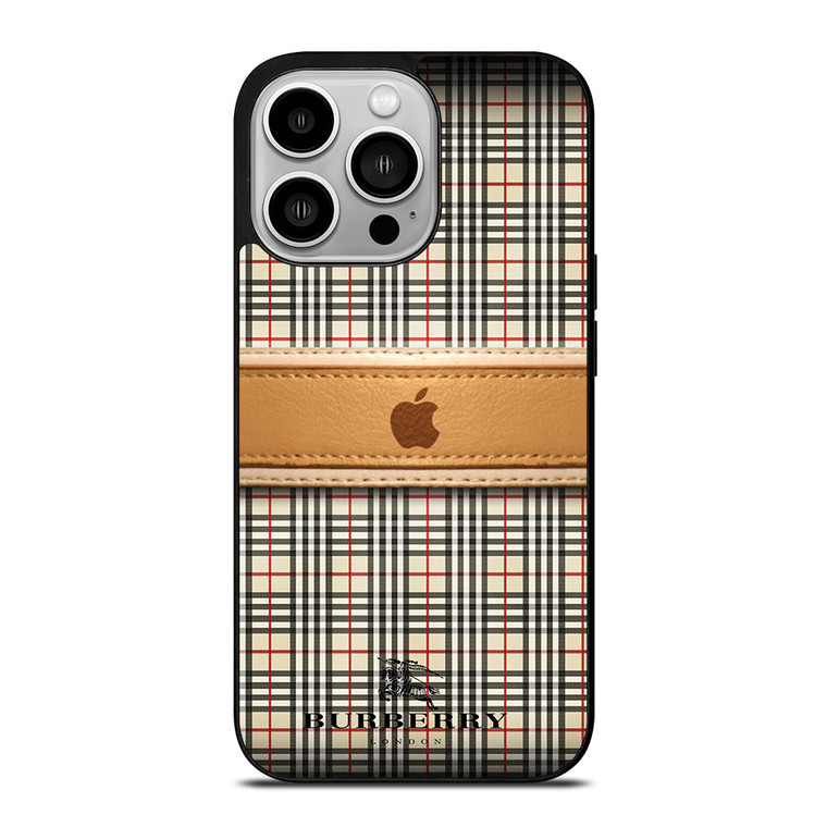 BURBERRY APPLE LOGO iPhone 14 Pro Case Cover