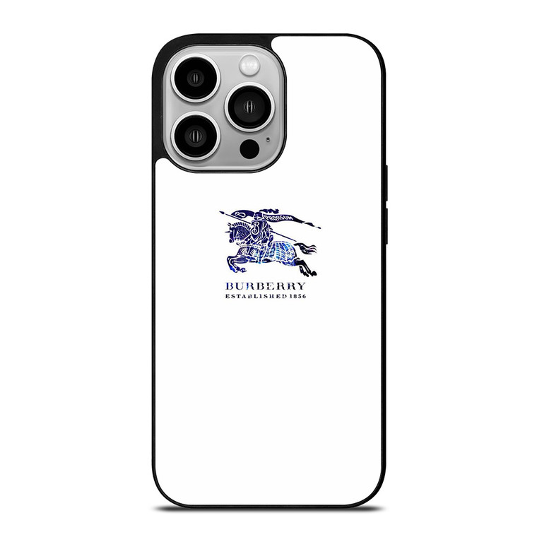 BURBERRY LOGO ESTABLISHED 1856 iPhone 14 Pro Case Cover