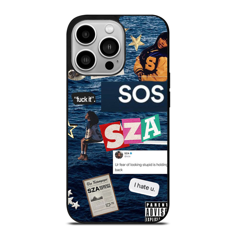 SZA SOS ALBUM COLLAGE  iPhone 14 Pro Case Cover