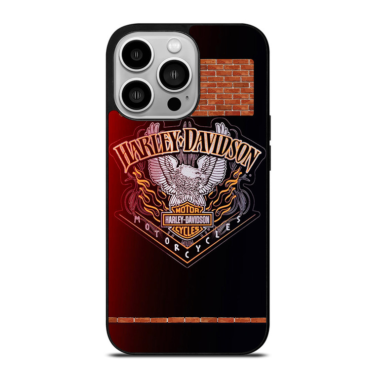 HARLEY DAVIDSON EAGLE BADGE iPhone 14 Pro Case Cover