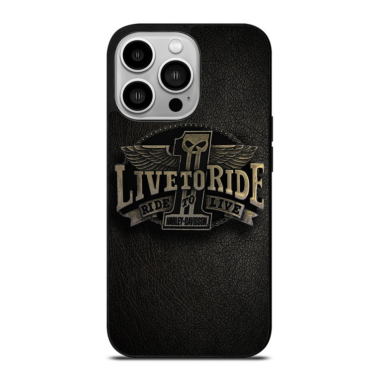 HARLEY DAVIDSON LIVE TO RIDE iPhone 14 Pro Case Cover